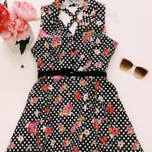 Modcloth floral and dots dress- 2xl